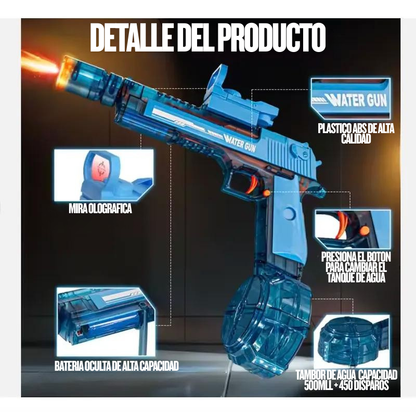 🔫 Pistola de Agua Eléctrica Automática SPLASH™ - ¡Disparo Rápido y Recargable!⭐⭐⭐⭐⭐ (Basado en 150+ Reseñas)