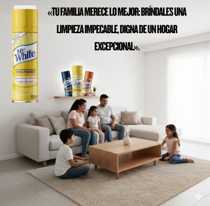 Mister White 3 en 1 – Limpieza Total para Baño, Cocina y Todo tu Hogar