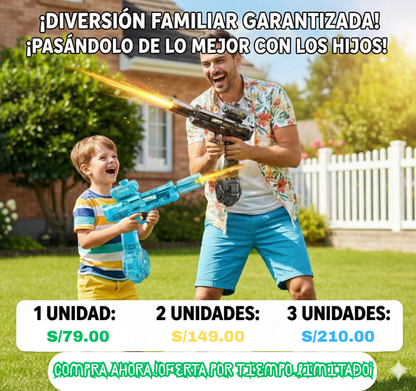 🔫 Pistola de Agua Eléctrica Automática SPLASH™ - ¡Disparo Rápido y Recargable!⭐⭐⭐⭐⭐ (Basado en 150+ Reseñas)